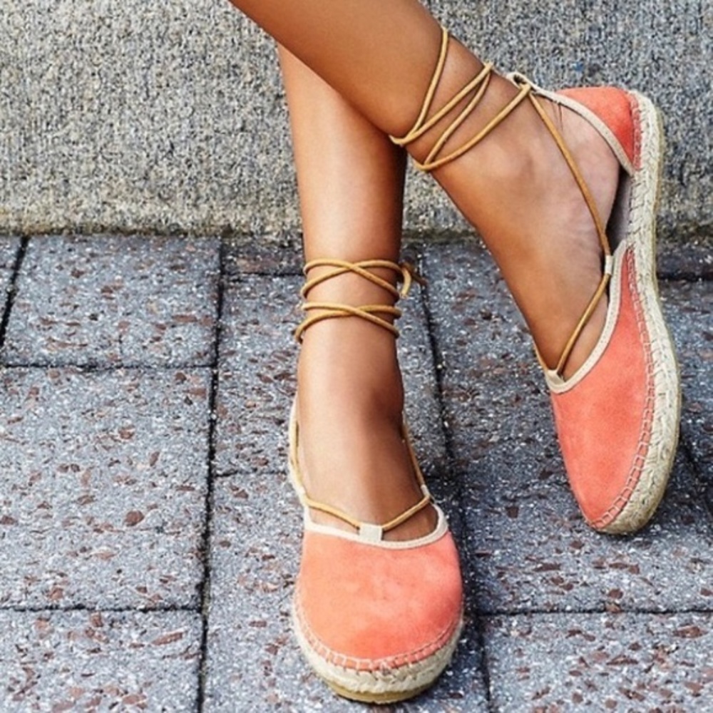 Free People Lace up espadrilles sandals